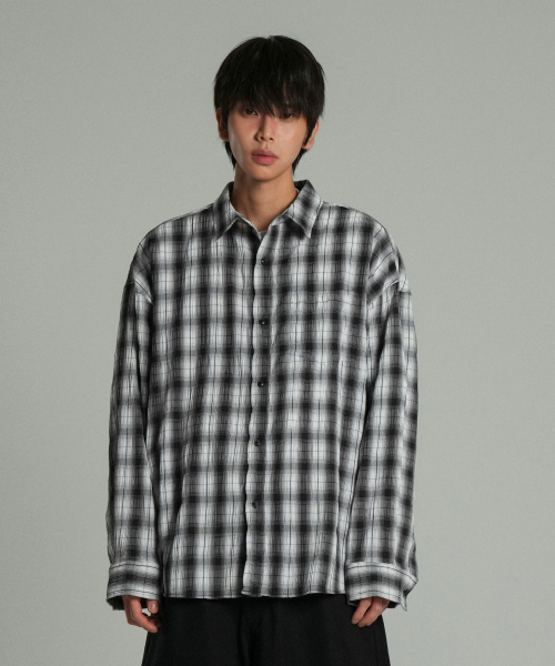 IDWS(アイドンワナセル)の「Terrace Check Shirt Black(シャツ/ブラウス・レディース・その他・2/1)」の4枚目の写真