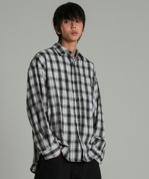 IDWS(アイドンワナセル)の「Terrace Check Shirt Black(シャツ/ブラウス・レディース・その他・2/1)」の7枚目の写真