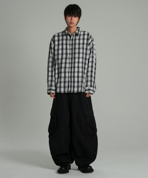 IDWS(アイドンワナセル)の「Terrace Check Shirt Black(シャツ/ブラウス・レディース・その他・2/1)」の8枚目の写真