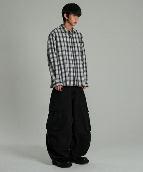 IDWS(アイドンワナセル)の「Terrace Check Shirt Black(シャツ/ブラウス・レディース・その他・2/1)」の9枚目の写真