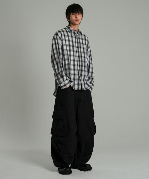 IDWS(アイドンワナセル)の「Terrace Check Shirt Black(シャツ/ブラウス・レディース・その他・2/1)」の11枚目の写真