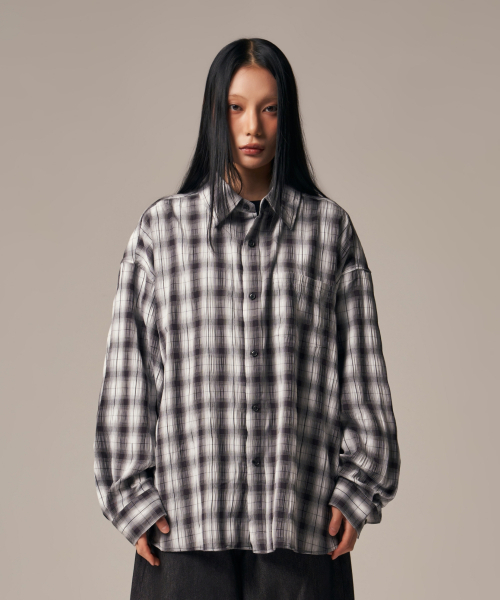 IDWS(アイドンワナセル)の「Terrace Check Shirt Black(シャツ/ブラウス・レディース・その他・2/1)」の12枚目の写真