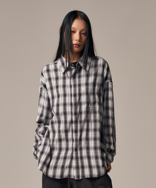 IDWS(アイドンワナセル)の「Terrace Check Shirt Black(シャツ/ブラウス・レディース・その他・2/1)」の15枚目の写真