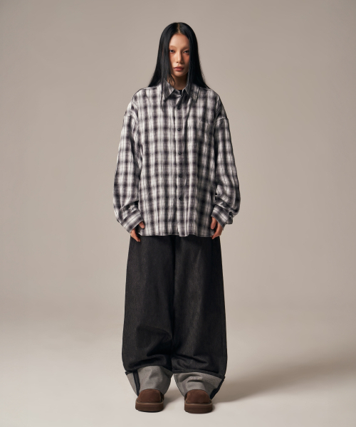 IDWS(アイドンワナセル)の「Terrace Check Shirt Black(シャツ/ブラウス・レディース・その他・2/1)」の16枚目の写真