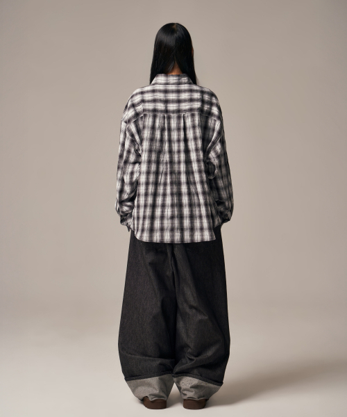 IDWS(アイドンワナセル)の「Terrace Check Shirt Black(シャツ/ブラウス・レディース・その他・2/1)」の18枚目の写真
