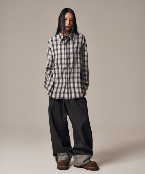 IDWS(アイドンワナセル)の「Terrace Check Shirt Black(シャツ/ブラウス・レディース・その他・2/1)」の19枚目の写真