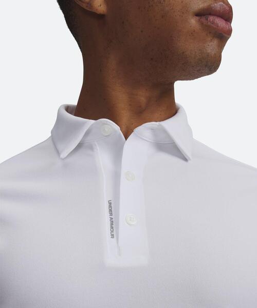 UNDER ARMOUR(アンダーアーマー)の「UAアーマードライ ポロ(ゴルフ/メンズ)(ポロシャツ・メンズ・ホワイト・M/XL/L/3XL/S/2XL)」の3枚目の写真