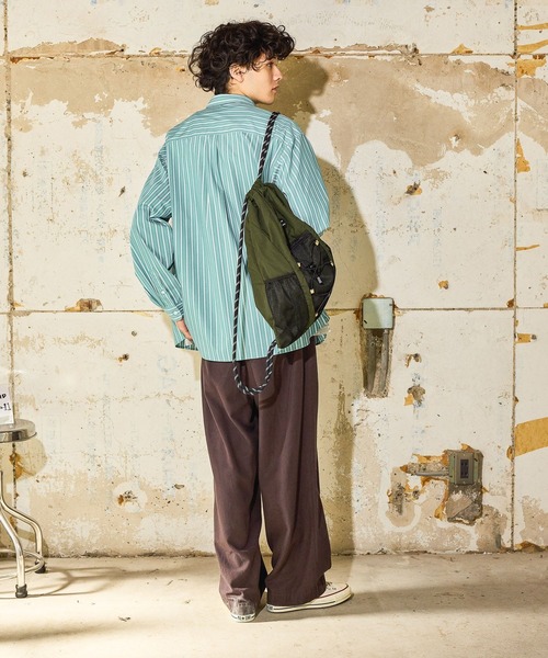 niko and...（ニコアンド）の「フェードダックイージーパンツ（その他パンツ・メンズ・ダークブラウン/チャコール・LARGE/MEDIUM）」の5枚目の写真