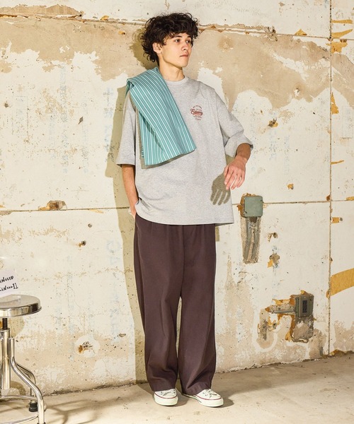 niko and...（ニコアンド）の「フェードダックイージーパンツ（その他パンツ・メンズ・ダークブラウン/チャコール・LARGE/MEDIUM）」の6枚目の写真