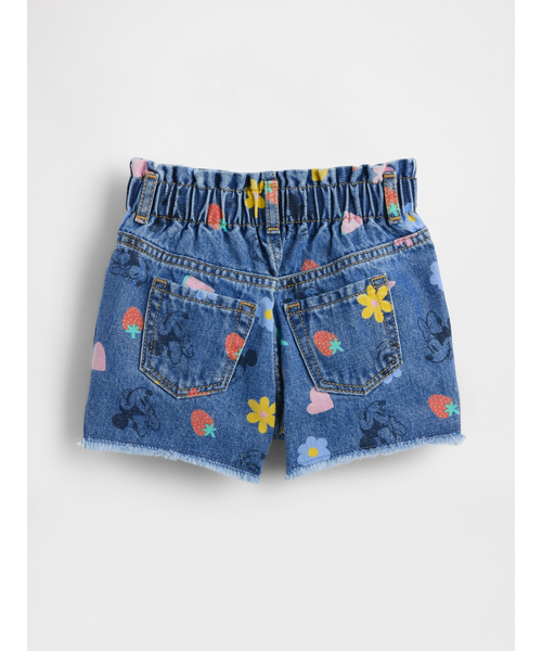 GAP（ギャップ）の「babyGap × ディズニー ペーパーバッグ マムジーン ショートパンツ（デニムパンツ・キッズ・インディゴブルー・90cm/95cm/100cm/105cm/110cm/70cm/80ｃｍ）」の2枚目の写真