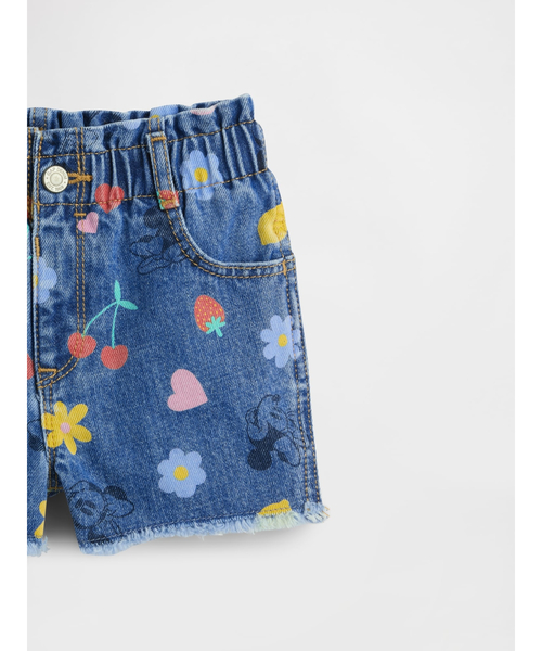GAP（ギャップ）の「babyGap × ディズニー ペーパーバッグ マムジーン ショートパンツ（デニムパンツ・キッズ・インディゴブルー・90cm/95cm/100cm/105cm/110cm/70cm/80ｃｍ）」の3枚目の写真