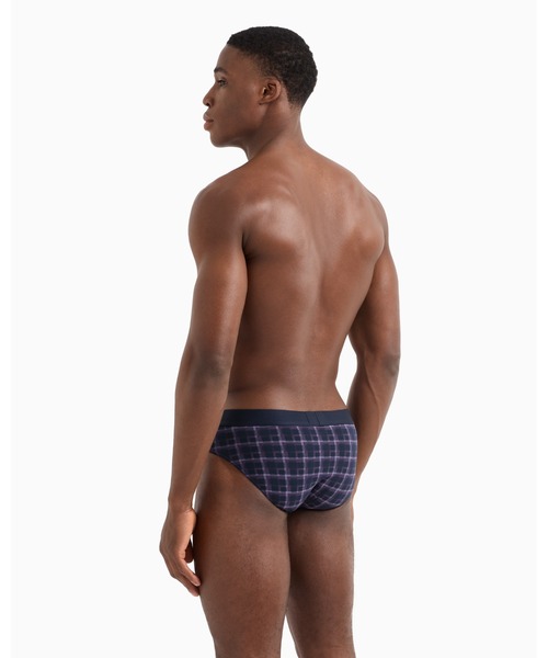 EMPORIO ARMANI(エンポリオアルマーニ)の「<オンライン限定>【エンポリオ アルマーニ】ブリーフ2枚セット パターンミックス(ブリーフ・メンズ・ブラック系その他/パープル系その他・LARGE/X-LARGE/SMALL)」の5枚目の写真