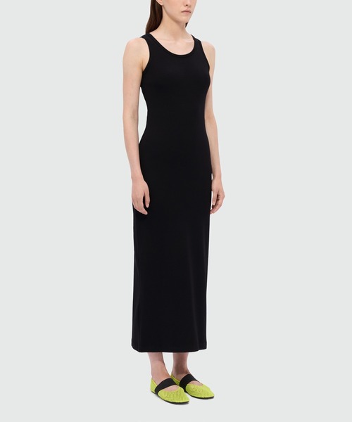 MSGM(エムエスジーエム)の「バックスナップ リブマキシワンピース(ワンピース・レディース・ブラック/ライム・S/M)」の8枚目の写真