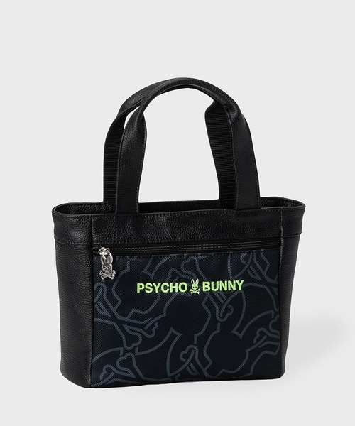 Psycho Bunny（サイコバニー）の「[GOLF]ラウンドバッグ FLAGSHIP（トートバッグ・メンズ・ホワイト/ブラック・FREE）」の5枚目の写真