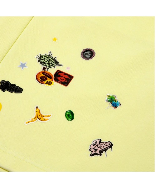 AAPE BY A BATHING APE（エーエイプバイアベイシングエイプ）の「AAPE MAIN SWEAT SHORTS（スウェットパンツ・メンズ・ライトグリーン・LARGE/SMALL/X-LARGE/MEDIUM）」の4枚目の写真