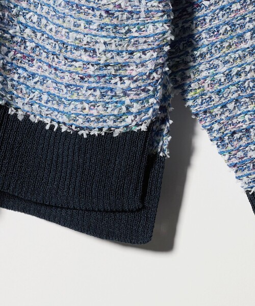 UNITED ARROWS(ユナイテッドアローズ)の「ミックスヤーン カーディガン(カーディガン/ボレロ・レディース・ライトピンク/ネイビー・FREE)」の16枚目の写真