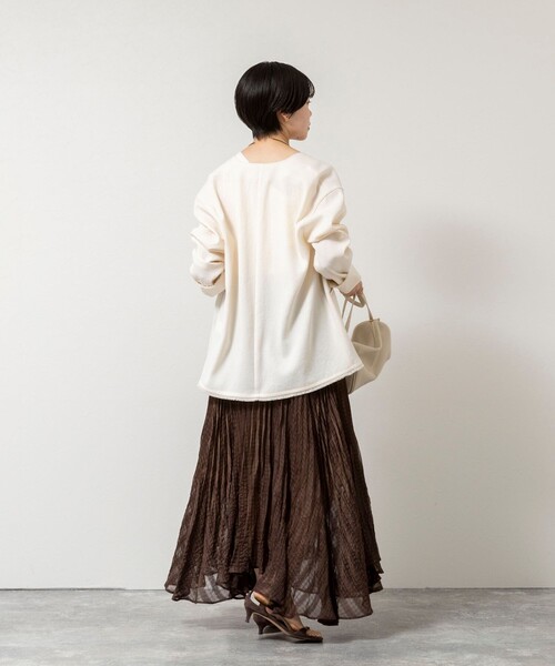 NOLLEY’S(ノーリーズ)の「【WEB限定】ウォッシャブルシアーチェックプリーツスカート(スカート・レディース・ブラック系その他/グリーン系その他/ベージュ系その他・FREE)」の21枚目の写真