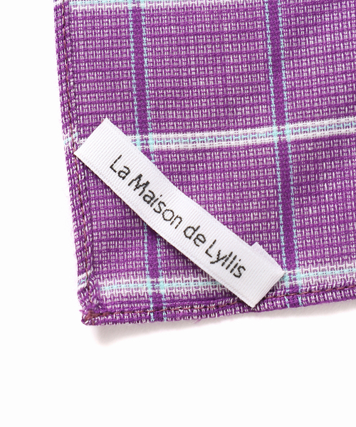 La Maison de Lyllis(メゾンドリリス)の「La Maison de Lyllis/ラメゾンドリリス MARAMA スカーフ 2261042(バンダナ/スカーフ・レディース・ラベンダー/ベージュ系その他・FREE)」の8枚目の写真
