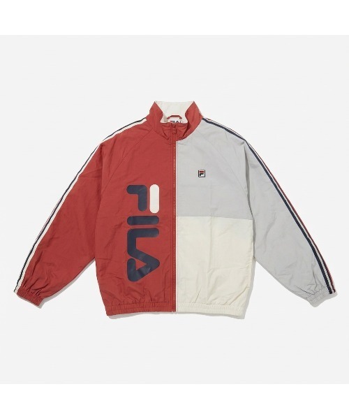 FILA(フィラ)の「TRACK TOP(ナイロンジャケット・レディース・ネイビー/レッド/ホワイト・XL/L/M/S)」の9枚目の写真