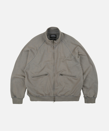 VINTAGE DYEING FULL ZIP SWEAT _ VINTAGE GRAY