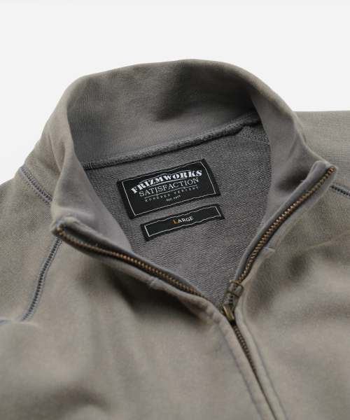 FRIZMWORKS(フリズムワークス)の「VINTAGE DYEING FULL ZIP SWEAT _ VINTAGE GRAY(その他アウター・メンズ・その他・SMALL/MEDIUM/LARGE/X-LARGE)」の4枚目の写真