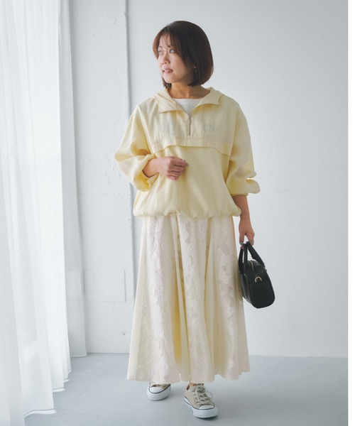 COHINA（コヒナ）の「シアージャカードフレアスカート 【低身長・小柄女性】（スカート・レディース・ホワイト/ブラック・XS-Short/S-Short/XS-Regular/S-Regular）」の5枚目の写真