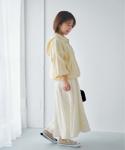 COHINA（コヒナ）の「シアージャカードフレアスカート 【低身長・小柄女性】（スカート・レディース・ホワイト/ブラック・XS-Short/S-Short/XS-Regular/S-Regular）」の6枚目の写真