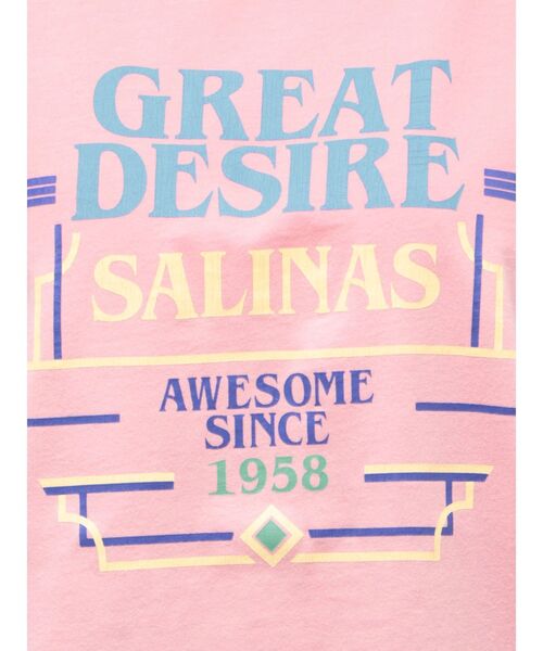 Ungrid（アングリッド）の「GREAT DESIRE Tee（Tシャツ/カットソー・レディース・ピンク/オフホワイト/チャコールグレー・FREE）」の11枚目の写真