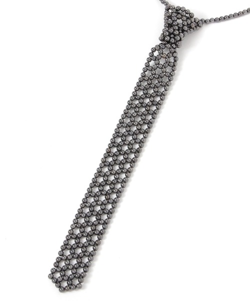 LEPSIM（レプシィム）の「《オフィスライン》ネクタイネックレス　645410（ネックレス・レディース・アイボリー/ガンメタ/シルバー・ONE SIZE）」の11枚目の写真