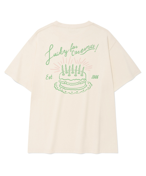 COVERNAT WOMAN(カバーナットウーマン)の「ウーマンセミオーバーフィットケーキTシャツアイボリー(Tシャツ/カットソー・レディース・その他・WS/WM)」の7枚目の写真