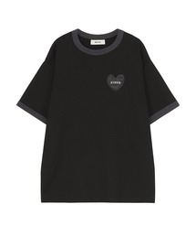 ZUCCa（ズッカ）の「HEART LOGO RINGER T（Tシャツ/カットソー）」