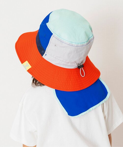BREEZE（ブリーズ）の「【撥水加工/UVカット】アウトドアハット（ハット・キッズ・ブラック/ピンク/レインボー/シルバーグレー/その他13/その他12/チェック/その他11・50/52/54/56/58）」の6枚目の写真