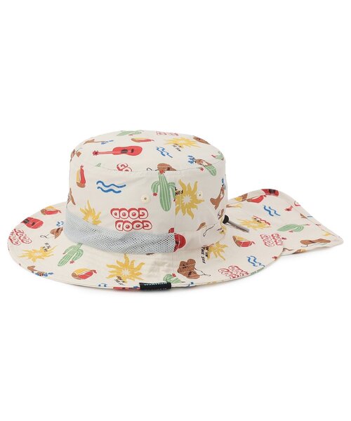 BREEZE（ブリーズ）の「【撥水加工/UVカット】アウトドアハット（ハット・キッズ・ブラック/ピンク/レインボー/シルバーグレー/その他13/その他12/チェック/その他11・50/52/54/56/58）」の3枚目の写真