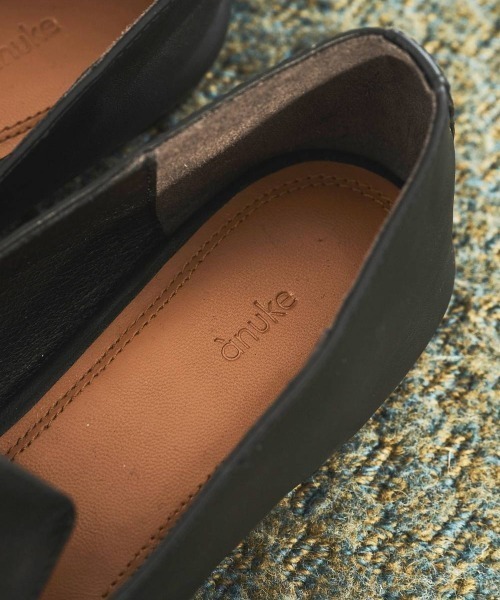 anuke(アンヌーク)の「anuke Ecoleather Flat Loafers(その他シューズ・レディース・ブラック・38/37/36)」の5枚目の写真