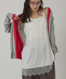 MUHET(�~���G�[�^)��satin lace camisole / �T�e�����[�X�L���~�\�[��(�L���~�\�[��)