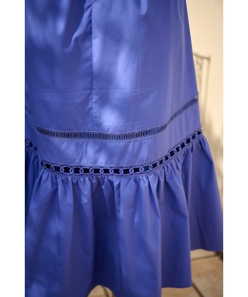 Estella.K(エステラケー)の「Rebecca Sheer Tape Dress レーステープスウィッチングドレス(ワンピース・レディース・オフホワイト/オレンジ/ブルー/ピンク系その他・FREE)」の15枚目の写真