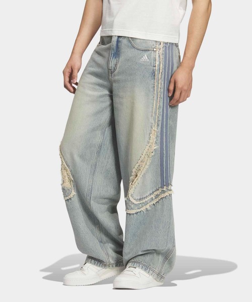 adidas（アディダス）の「TG ワイド DNM PTS パンツ / アディダスオリジナルス adidas Originals（デニムパンツ・メンズ・ブルー・24inch/33inch/32inch/30inch/28inch/27inch/26inch/25inch/34inch/35inch/40inch/38inch/36inch）」の5枚目の写真