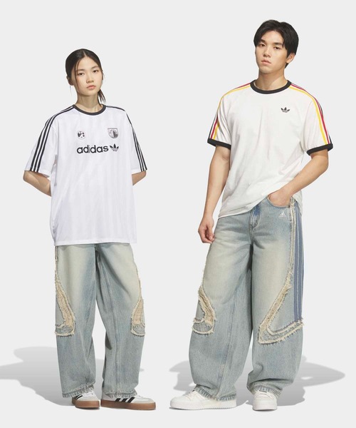 adidas（アディダス）の「TG ワイド DNM PTS パンツ / アディダスオリジナルス adidas Originals（デニムパンツ・メンズ・ブルー・24inch/33inch/32inch/30inch/28inch/27inch/26inch/25inch/34inch/35inch/40inch/38inch/36inch）」の11枚目の写真