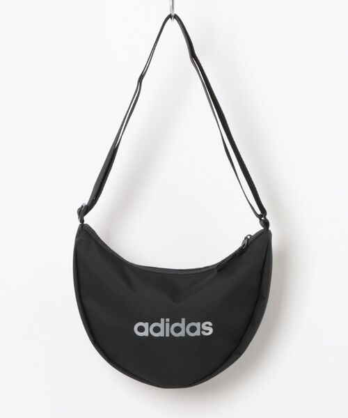adidas(アディダス)の「《adidas》ウィメンズリニアESSポーチ(ボディバッグ/ウエストポーチ・メンズ・ベージュ系その他/ブラック・フリー)」の1枚目の写真