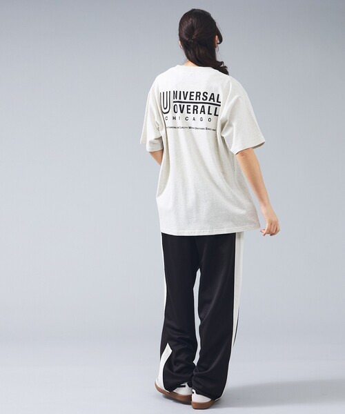 UNIVERSAL OVERALL(ユニバーサルオーバーオール)の「【UNIVERSAL OVERALL/ユニバーサルオーバーオール】LOGO BACKPRINT TEE / バックプリントロゴクルーネックTシャツ/ユニセックス(Tシャツ/カットソー・メンズ・ブルー系その他/グリーン系その他/ホワイト系その他/ホワイト/ネイビー/ブラック・M/L)」の9枚目の写真