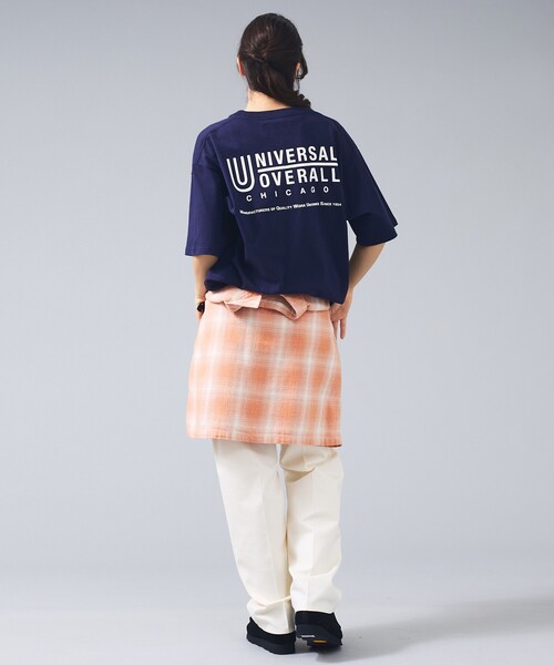 UNIVERSAL OVERALL(ユニバーサルオーバーオール)の「【UNIVERSAL OVERALL/ユニバーサルオーバーオール】LOGO BACKPRINT TEE / バックプリントロゴクルーネックTシャツ/ユニセックス(Tシャツ/カットソー・メンズ・ブルー系その他/グリーン系その他/ホワイト系その他/ホワイト/ネイビー/ブラック・M/L)」の22枚目の写真