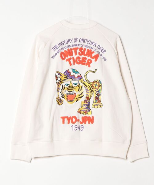 Onitsuka Tiger(オニツカタイガー)の「SWEAT TOP / スウェットトップ(スウェット・レディース・ベージュ/オフホワイト・S/XS/XL/L/M)」の9枚目の写真