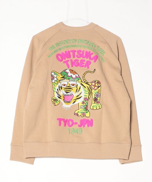 Onitsuka Tiger(オニツカタイガー)の「SWEAT TOP / スウェットトップ(スウェット・レディース・ベージュ/オフホワイト・S/XS/XL/L/M)」の10枚目の写真