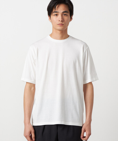 COMME CA ISM(コムサイズム)の「【セットアイテム】リネンライクケーブル ボタンレスカーディガン+T/C天竺Tシャツ(カーディガン/ボレロ・メンズ・ブルー/チャコール・LARGE/MEDIUM)」の9枚目の写真