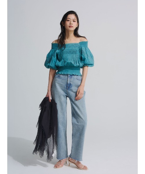 anuans（アニュアンス）の「【0サイズあり】Boys fit denim（デニムパンツ・レディース・ホワイト/ライトブルー/グレー・X-SMALL/SMALL/MEDIUM）」の6枚目の写真