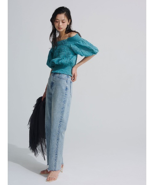 anuans（アニュアンス）の「【0サイズあり】Boys fit denim（デニムパンツ・レディース・ホワイト/ライトブルー/グレー・X-SMALL/SMALL/MEDIUM）」の7枚目の写真