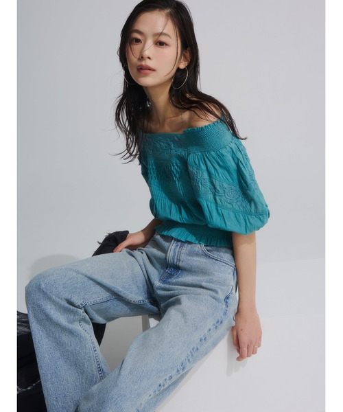 anuans（アニュアンス）の「【0サイズあり】Boys fit denim（デニムパンツ・レディース・ホワイト/ライトブルー/グレー・X-SMALL/SMALL/MEDIUM）」の15枚目の写真