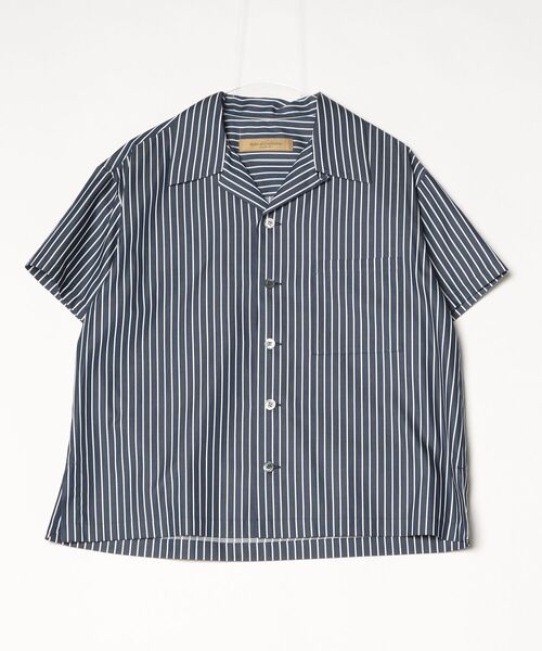 ROBES&CONFECTIONS（ローブスコンフェクションズ）の「Robes&Confections/ローブス&コンフェクションズ/コンパクトコットンペンシルストライプ／ドットシャツW（シャツ/ブラウス・レディース・その他35/ネイビー/その他4・1）」の2枚目の写真