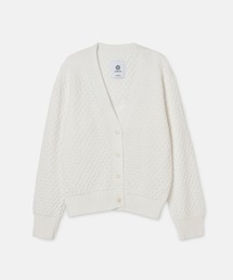 SEAGREEN(シーグリーン) PAPER WAFFLE CARDIGAN