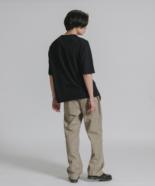 JOHN SMEDLEY(ジョンスメドレー)の「JOHN SMEDLEY/ジョンスメドレー TINDALL MENS T-SHIRT CN SS ウェルトヘム 半袖 コットンニットTシャツ 2026年 夏 夏服(Tシャツ/カットソー・メンズ・ブラック・M/L/XL)」の15枚目の写真